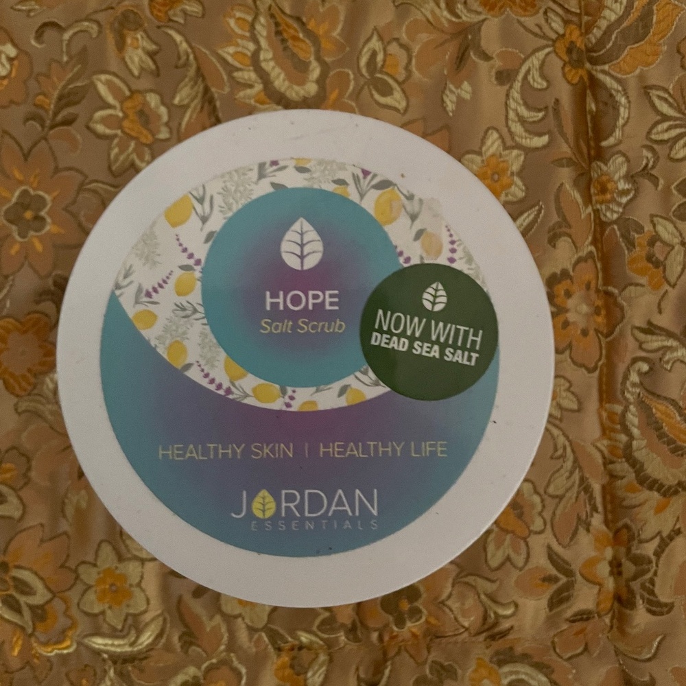 8oz Dead Sea Salt Scrub Hope Spa Exfoliating-Jordan Essentials